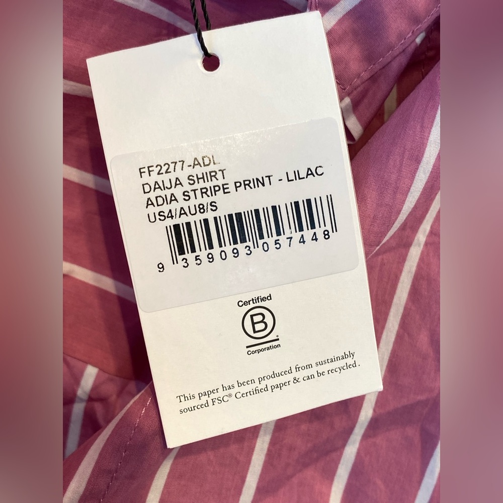 J14 Faithfull The Brand Daija Shirt Lilac